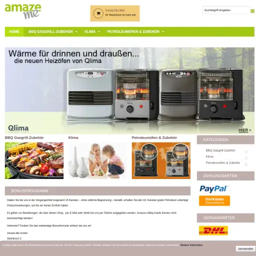 Amaze-Me GmbH, Groß- und Einzelhandel