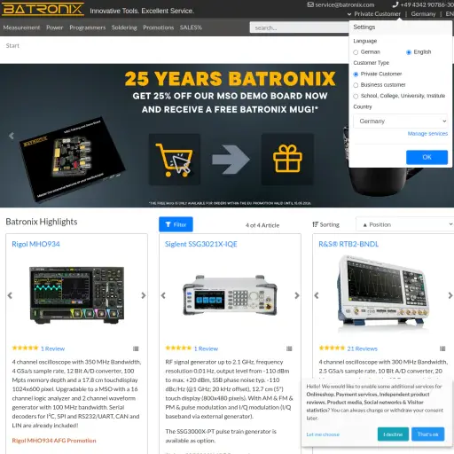 Andre Bauer, Batronix Elektronik