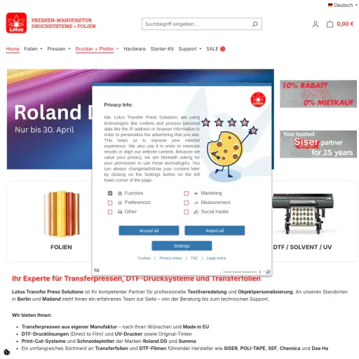 Lotus Transfer Press Solutions GmbH & Co. KG